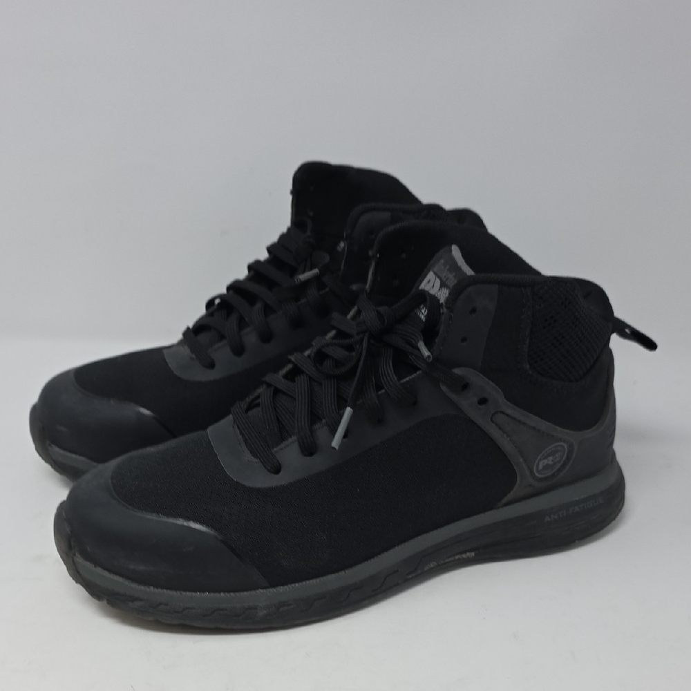 Timberland PRO Comp Toe Black and Gray Work Shoes Size 8.5
